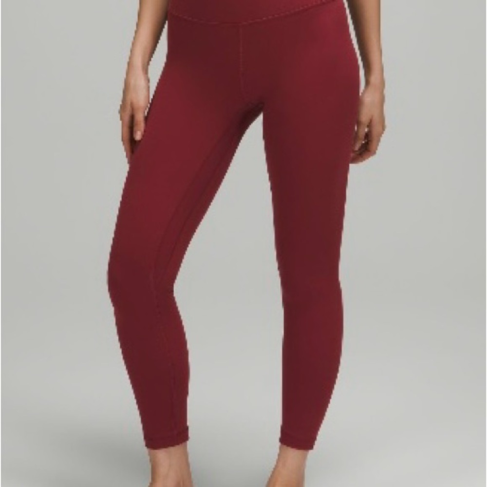 lululemon Align High-Rise Leggings Mulled Wine Size 14 25”